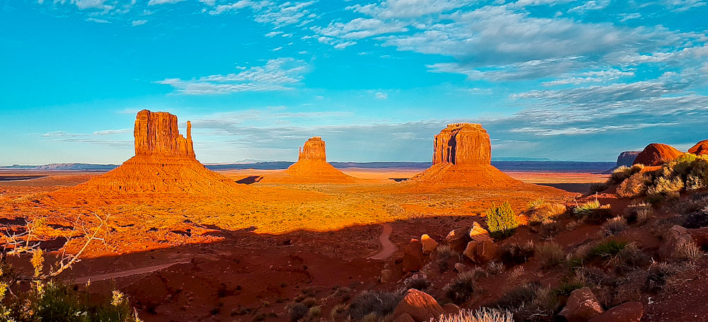 Sonnenuntergang im Monument Valley