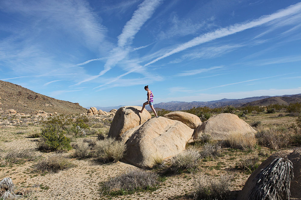 Typische Felsen des Joshua Tree National Park