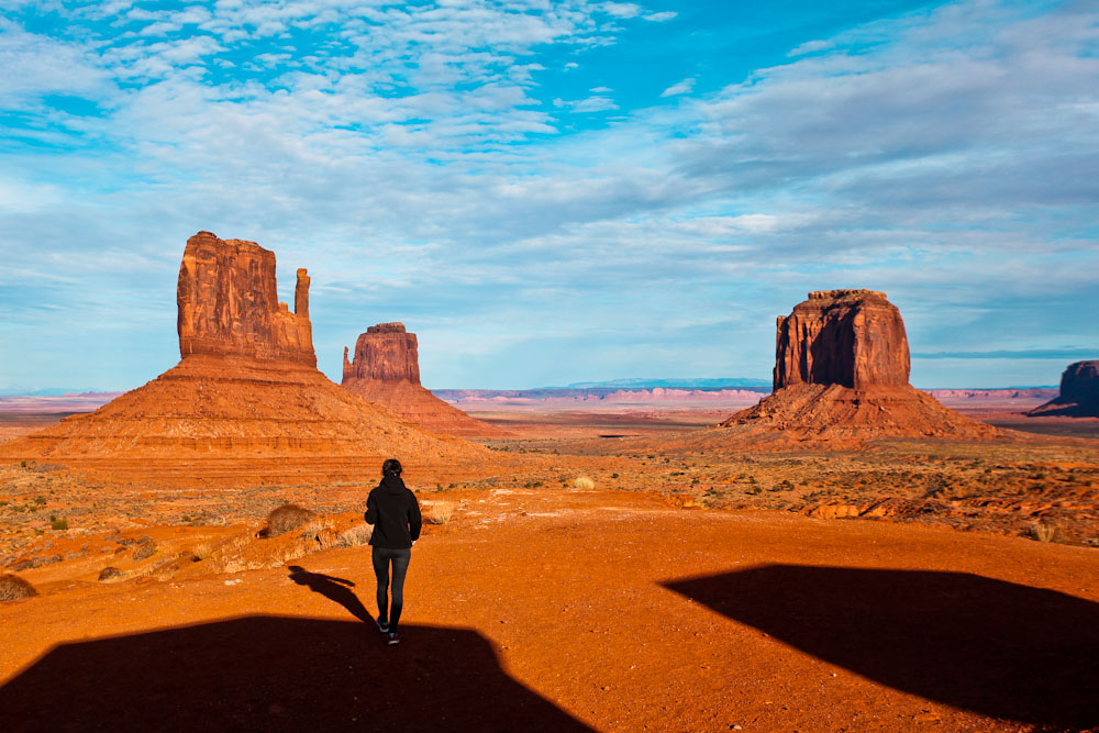 The View Hotel Monument Valley Aussicht von unserer Cabin