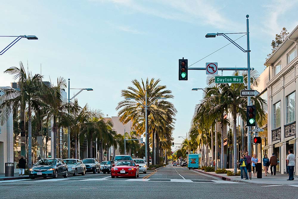 Straße in Los Angeles 