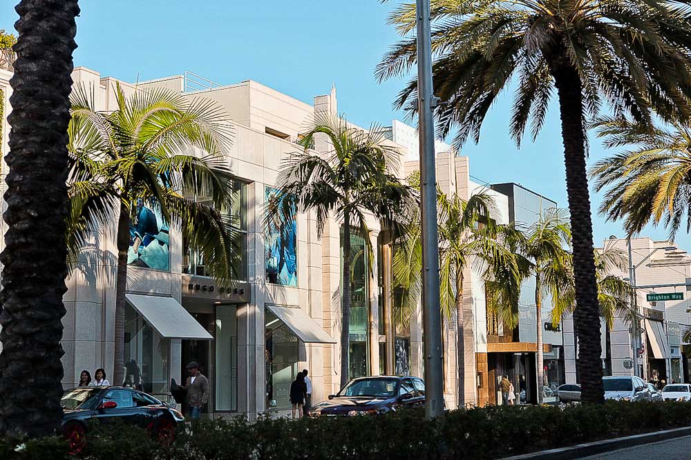 Einkaufen in den USA: Rodeo Drive in Los Angeles