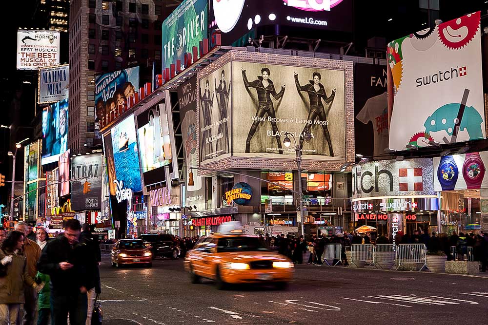 Reges Treiben am Times Square in New York