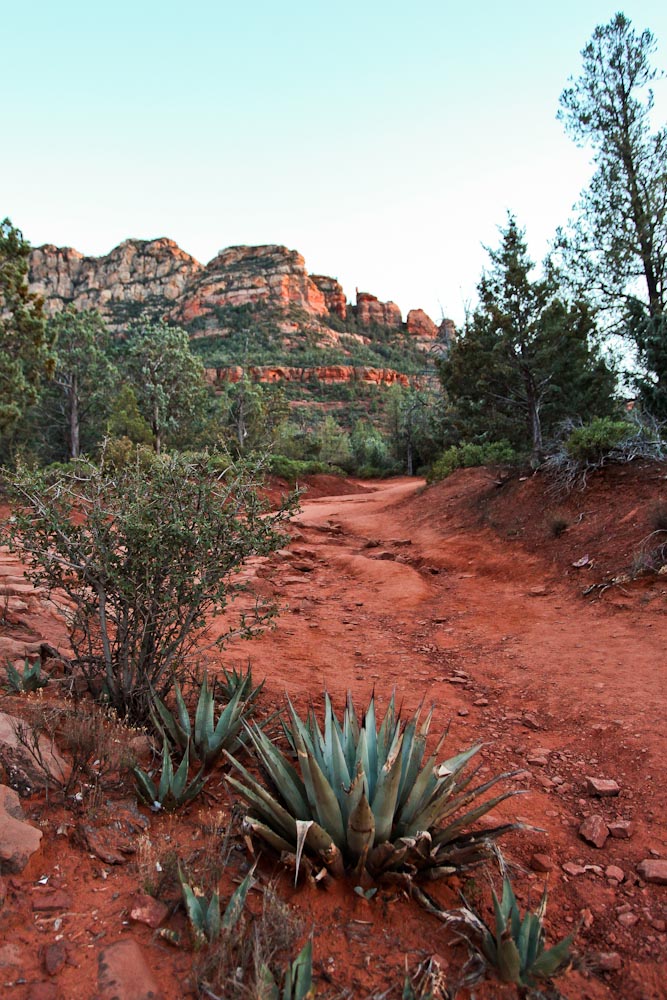 Wanderweg in Sedona zur Devils Bridge