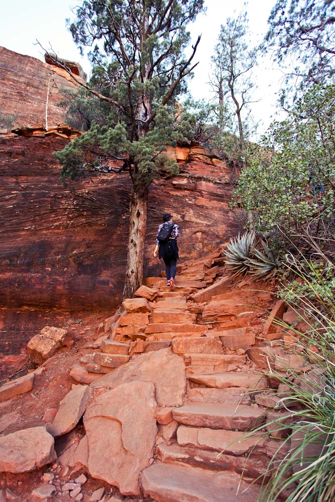 Wandern am Devils Bridge Trail in Sedona