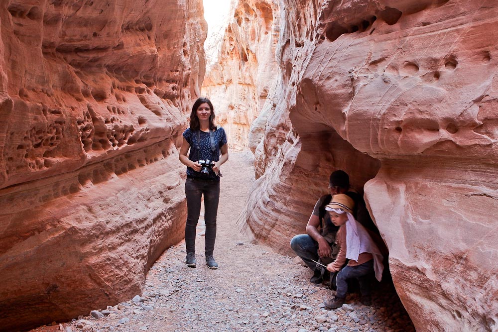 Valley of Fire mit Kleinkind