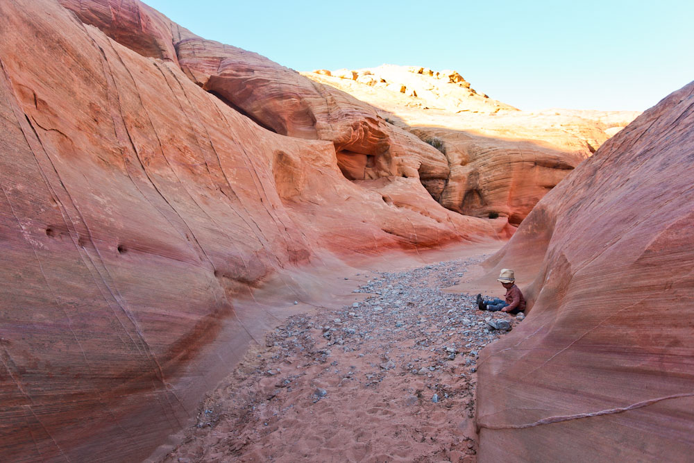 Pink Sand im Pink Canyon im Valley of Fire