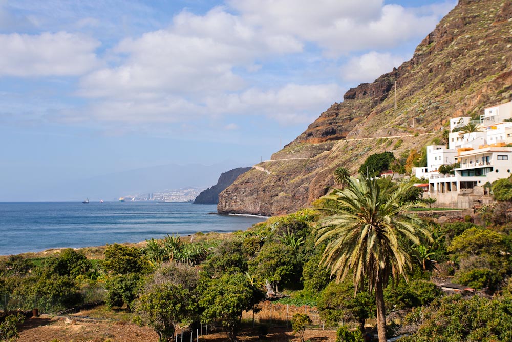 Blick auf Igueste de San Andres Teneriffa