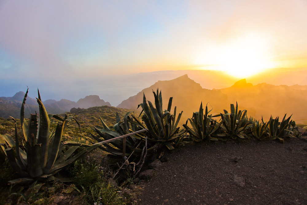 Masca Teneriffa Sonnenuntergang Teno-Gebirge