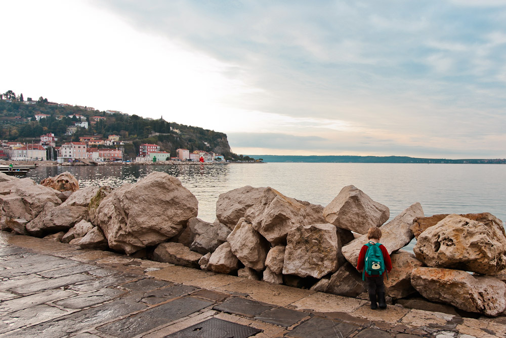 Pirans Uferpromenade