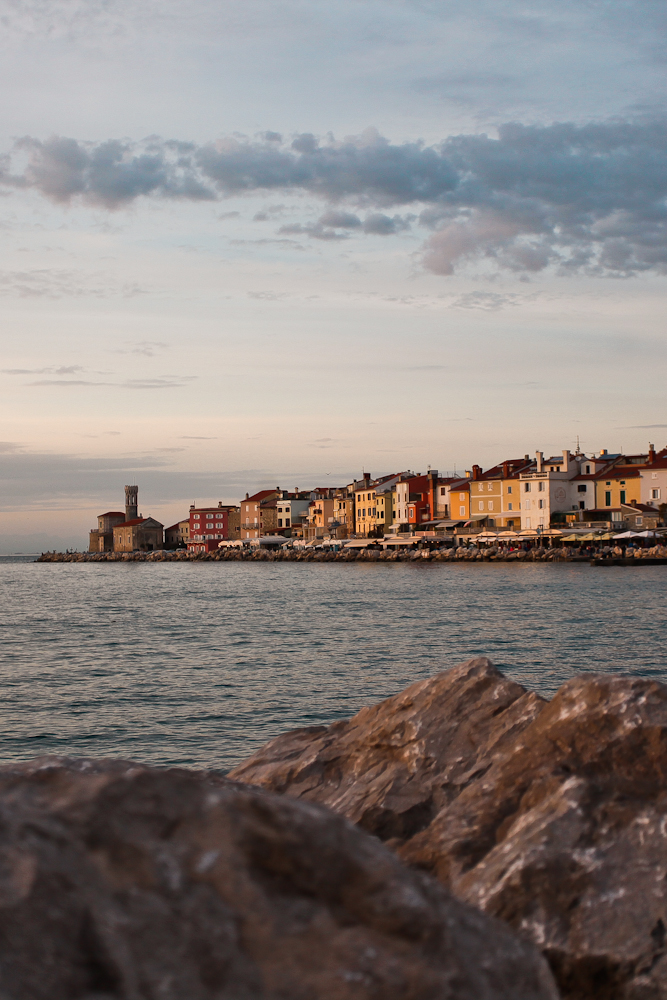 Sonnenuntergang in Piran