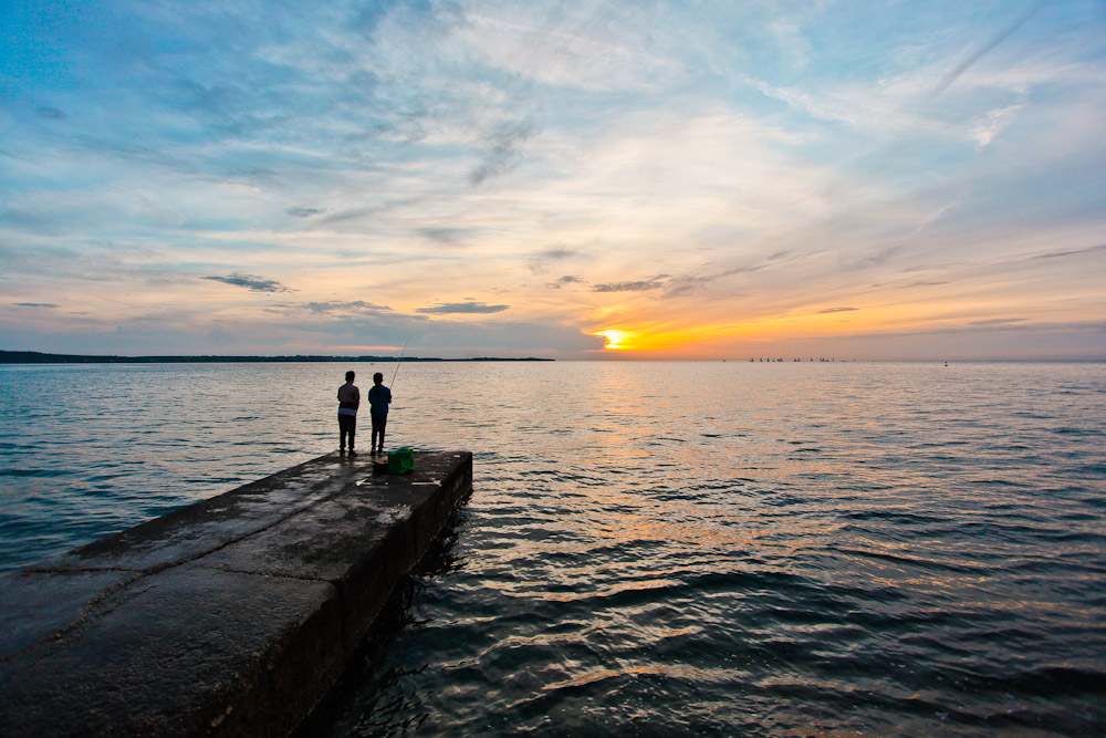 Piran bei Sonnenuntergang