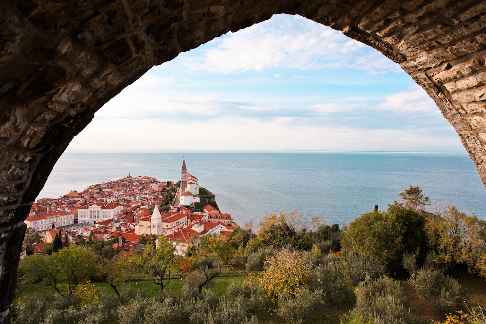 Ein Highlight Pirans: der Blick von der Stadtmauer