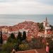 Piran Slowenien Aussicht Stadtmauer