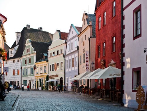 Cesky Krumlov Krumau Altstadt