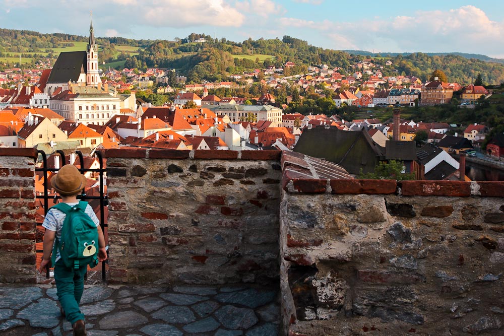 Cesky Krumlov mit Kind