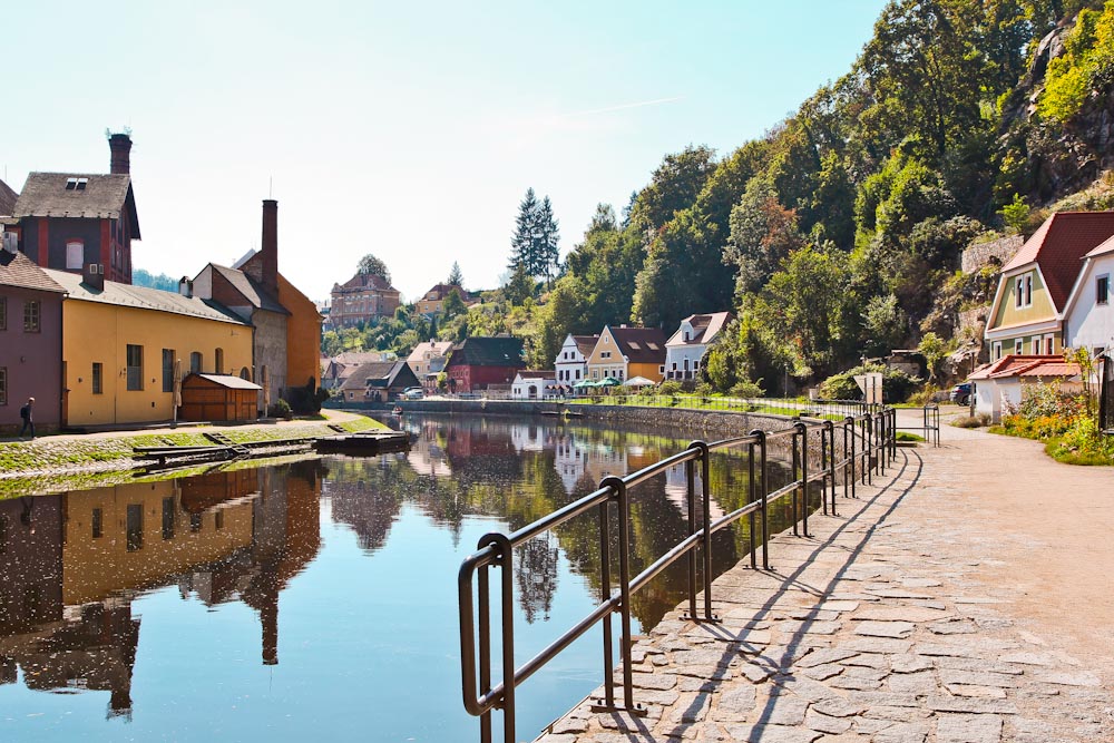 Cesky Krumlov: Moldau