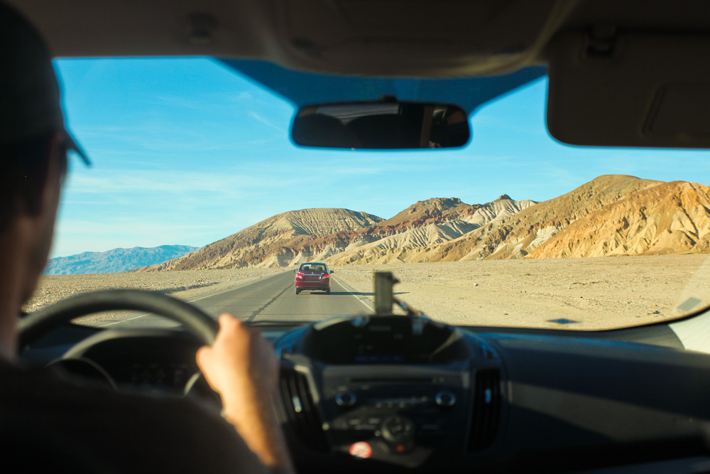 Death Valley Durchfahrt durch den Nationalpark