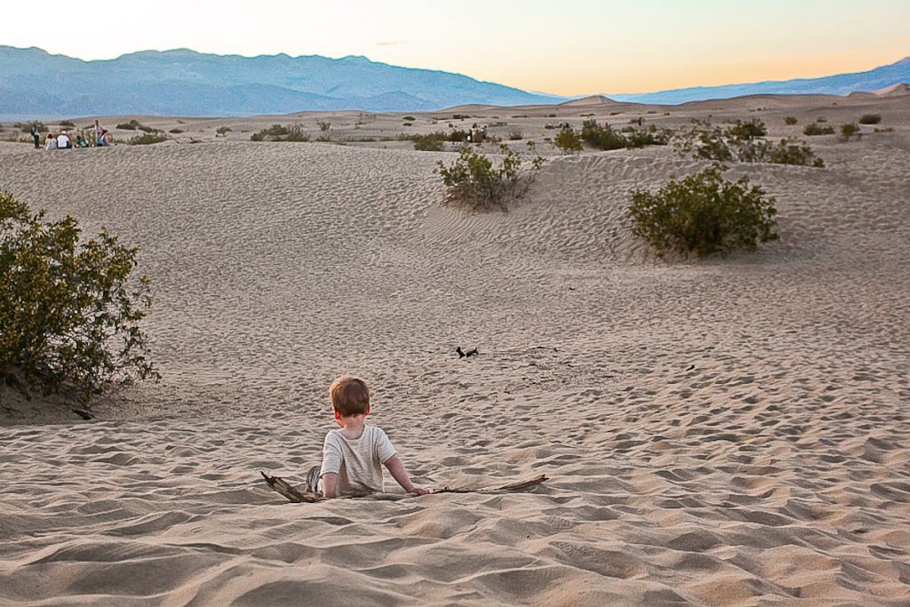 Mesquite Flat Sand Dunes Death Valley Sehenswürdigkeiten