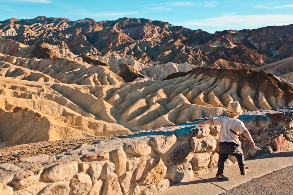 Death Valley Aussichtspunkte: Zabriskie Point