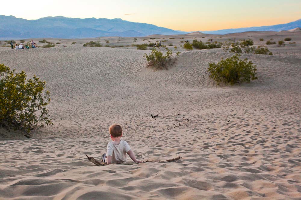 Ins Death Valley mit Kindern