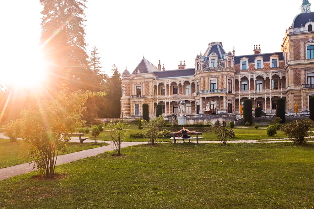 Schlosspark der Hermesvilla in Wien