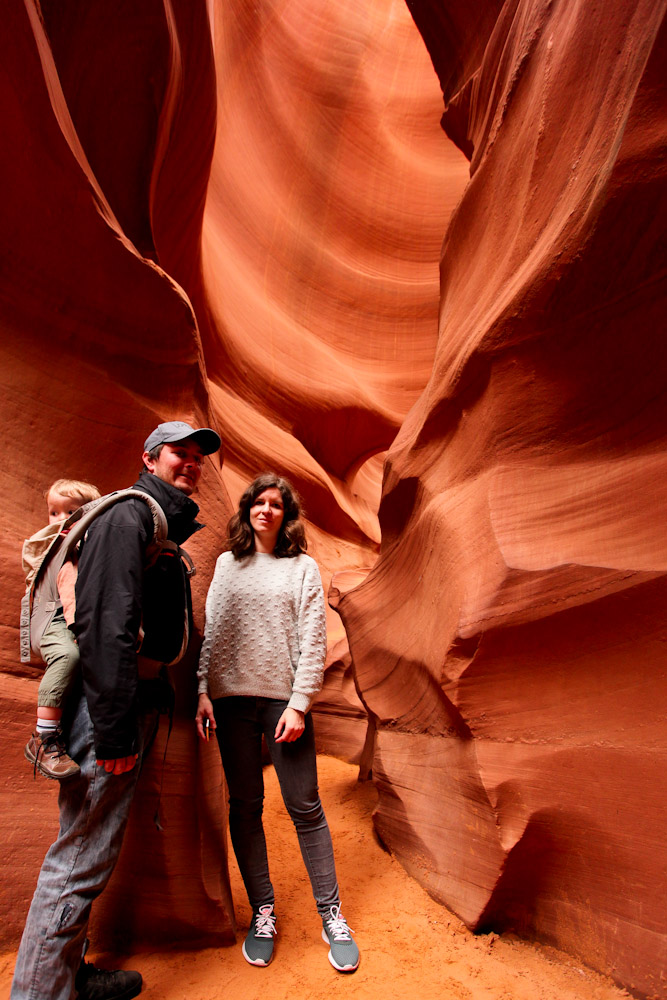 Antelope Canyon mit Kind Reisen