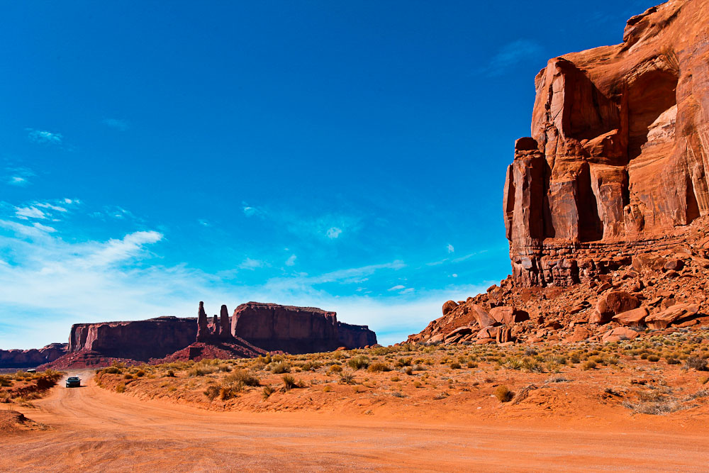 Monument Valley Scenic Drive mit dem Mietauto