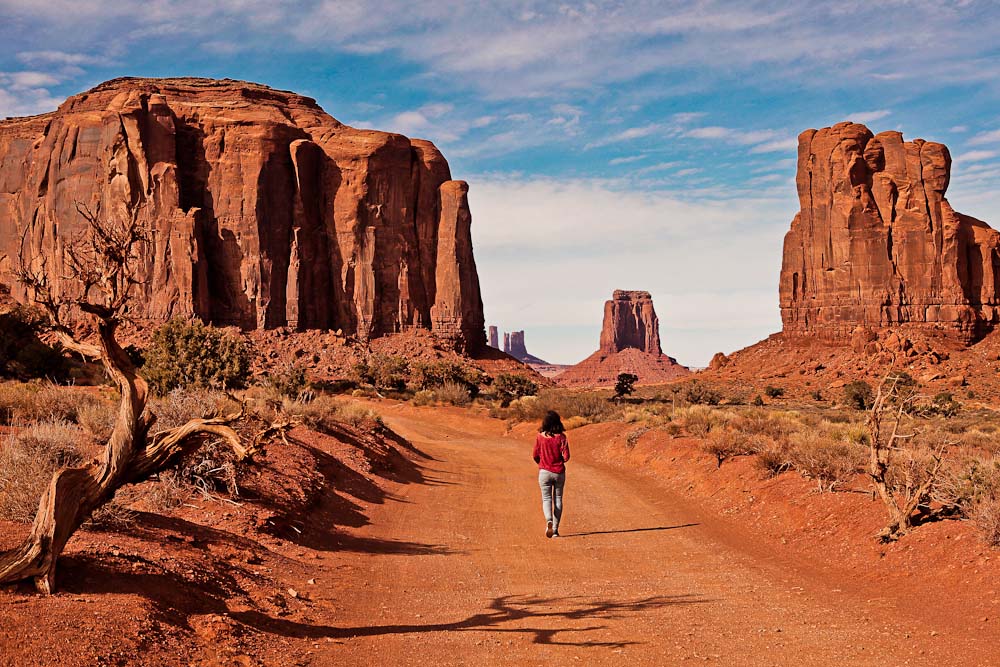 Monument Valley Scenic Drive Blick durch das North Window