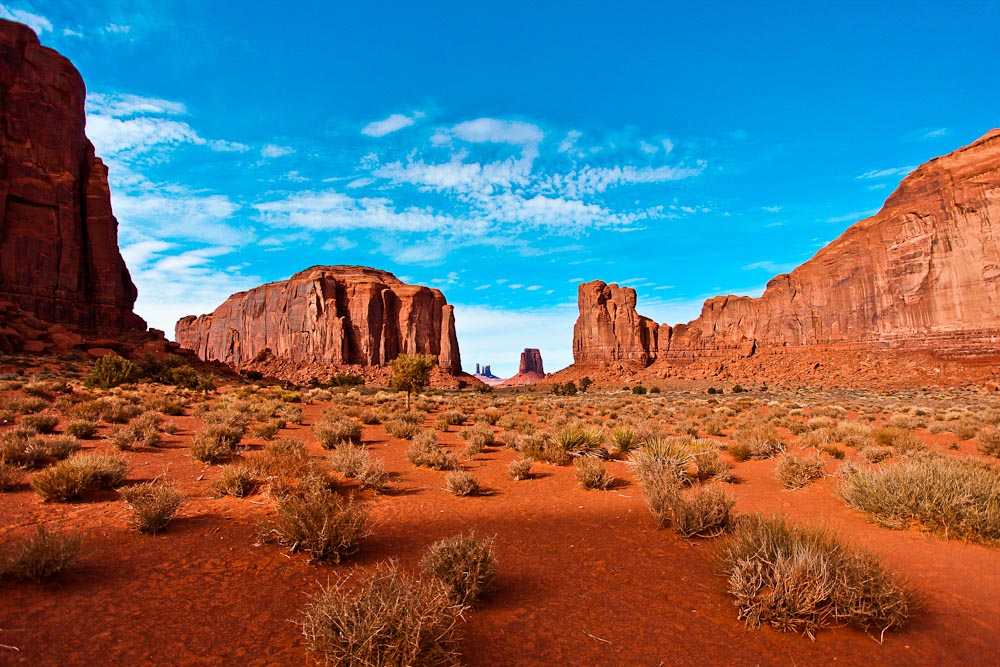 Auf dem Monument Valley Scenic Drive