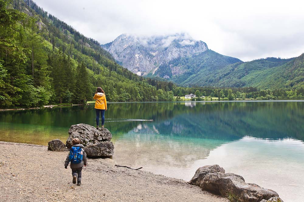 Langbathseen bei Regenwetter