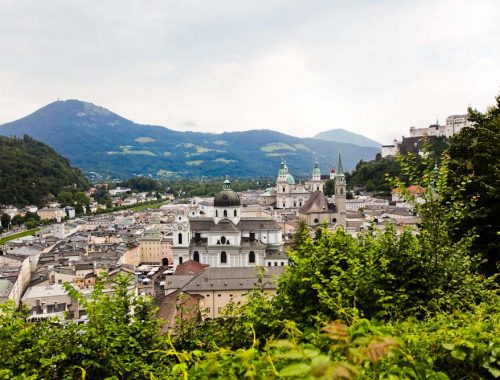 Salzburg Stadtwanderweg entlang der Salzburger Stadtberge