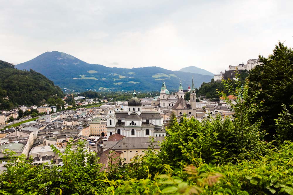 Salzburg Stadtwanderweg entlang der Salzburger Stadtberge