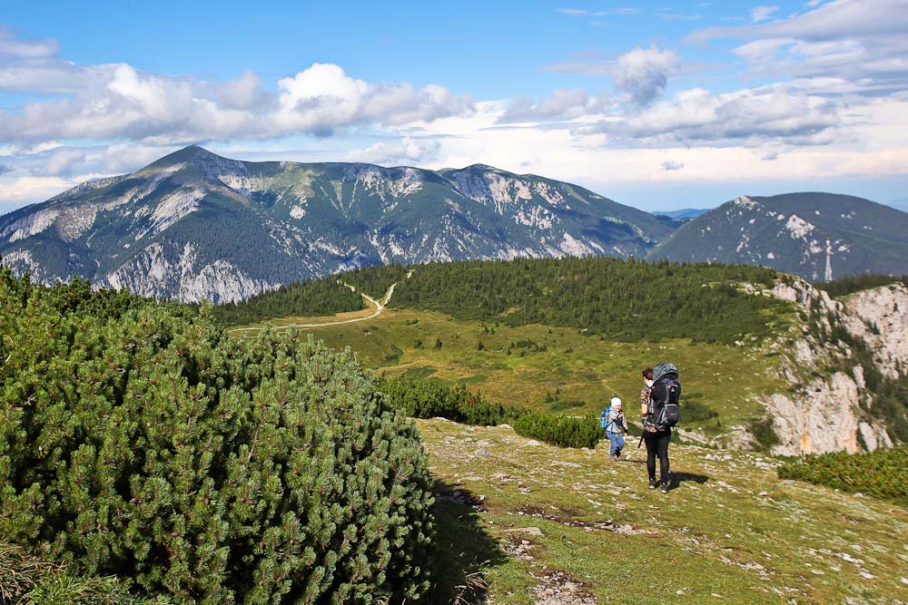 Wandern auf der Rax mit Kindern