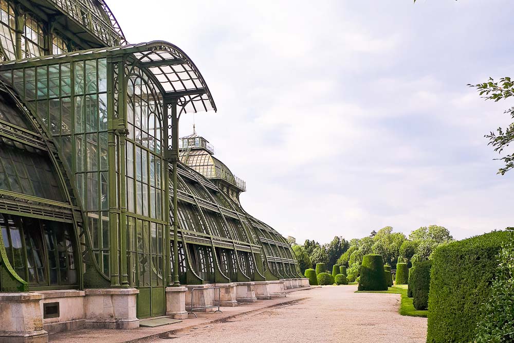 Schlosspark Schönbrunn: das Palmenhaus