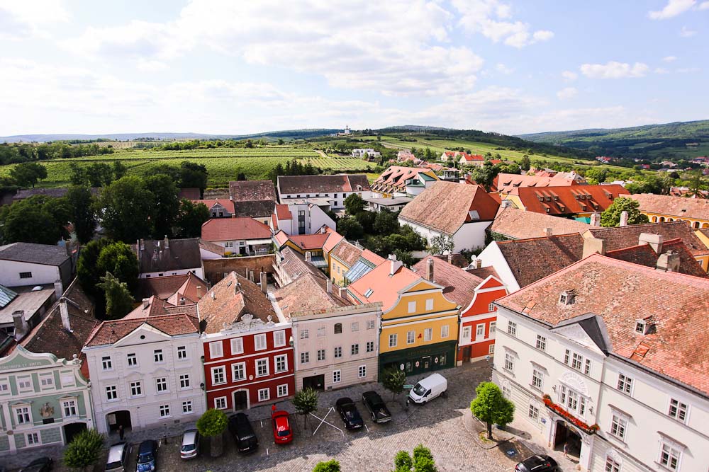 Aussicht auf Retz vom Rathausturm