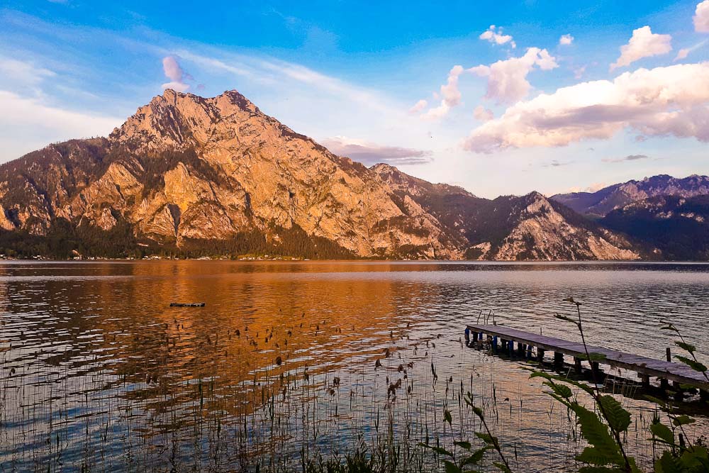 Magischer Traunsee Sonnenuntergang