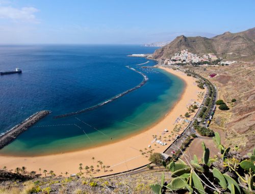 Aussicht auf Playa del las Teresitas