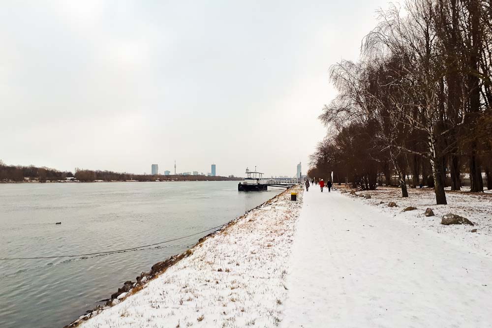 Donaupromenade zwischen Nußdorf und Kahlenbergerdorf