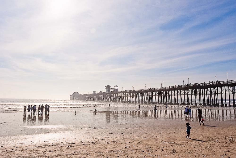 Kalifornien Geheimtipps: der Strand von Oceanside in San Diego County