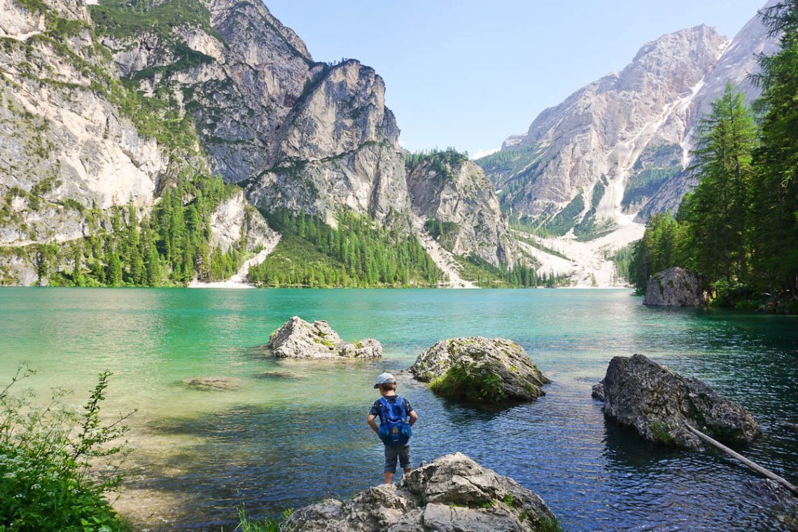 Südtirol mit Kindern - Ausflugsziele wie der Pragser Wildsee