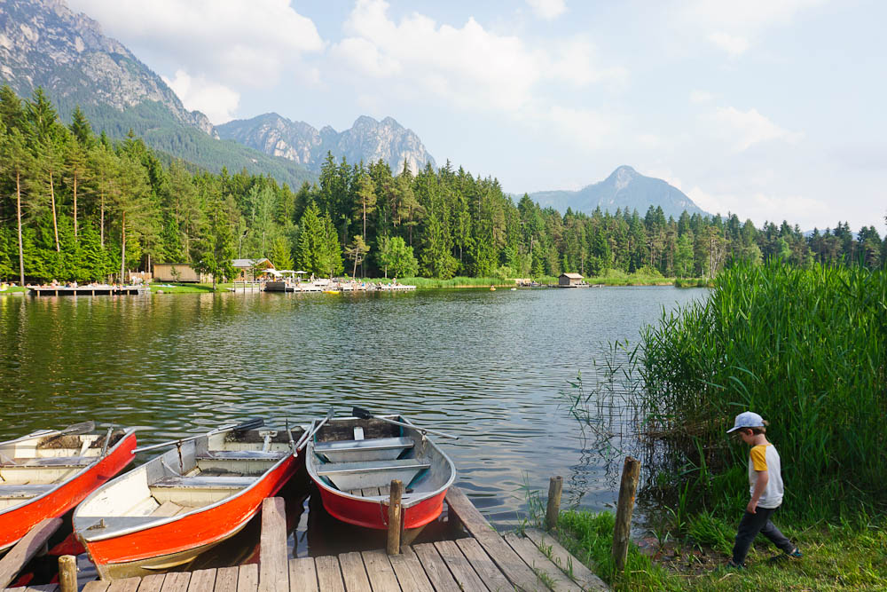 Südtirol mit Kindern: Badesee Völser Weiher
