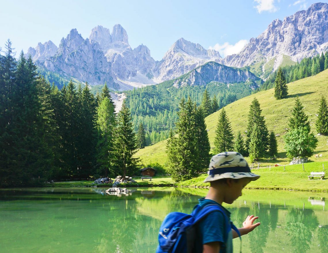 Filzmoos leichte Wanderungen: Almsee Unterhofalm