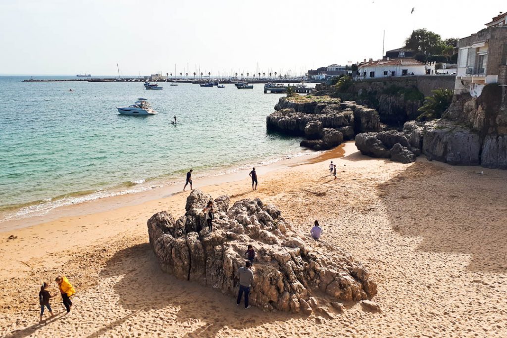 Lissabon Umgebung: Cascais, Praia da Rainha