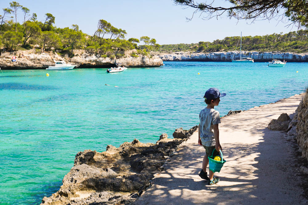Mallorca mit Kindern: Cala Mondrago
