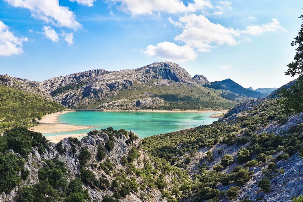 Stausee Cuber wandern mit Kindern Mallorca leichte Wanderungen