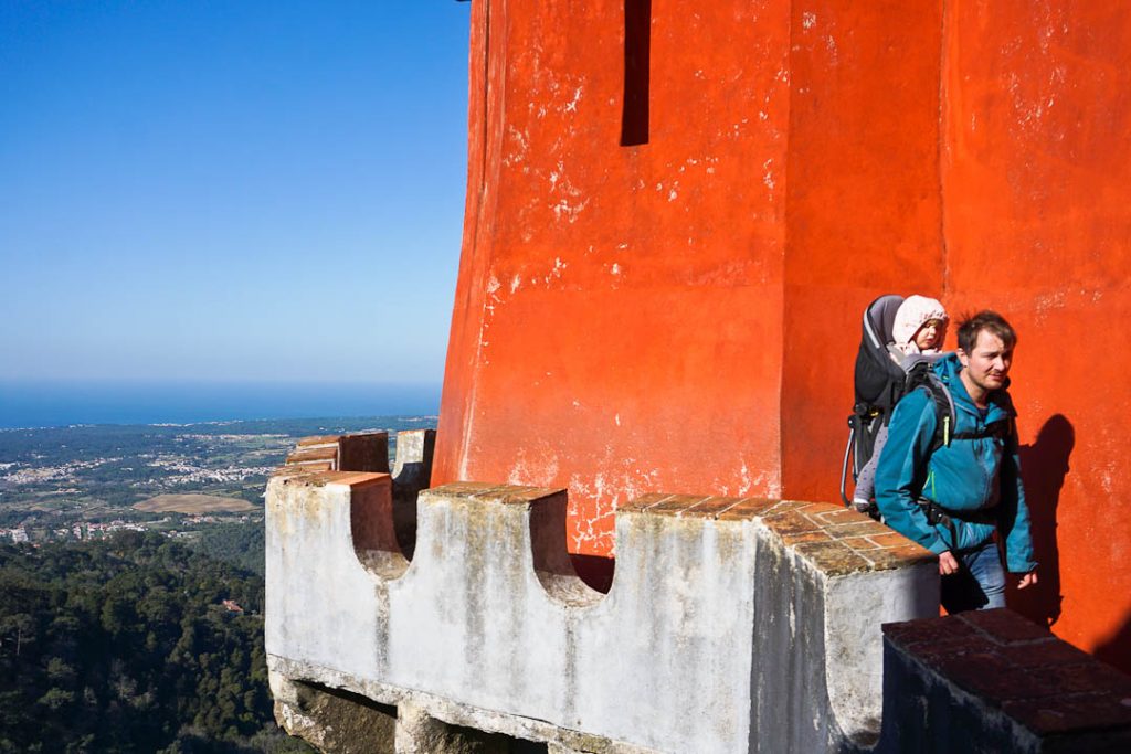 Palacio da Pena mit Baby