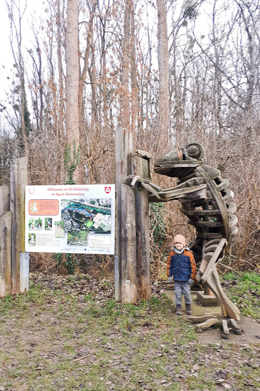 Au Erlebisweg Klosterneuburg mit Kindern Eingang