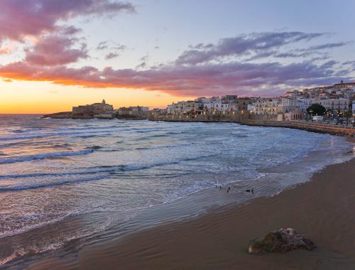 Vieste, Gargano, Apulien im Winter