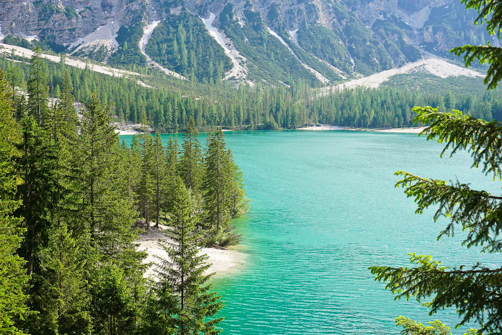 Pragser Wildsee Rundweg Südtirol Dolomiten