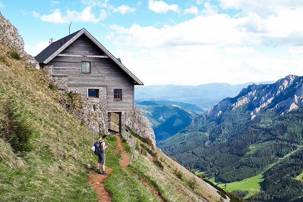 Polster Schutzhütte Polster Wanderung